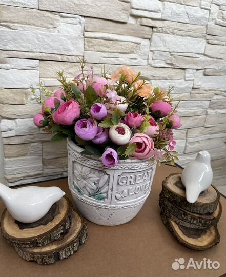 Горшок для цветов керамический