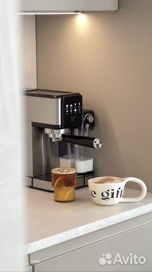 Кофемашина рожковая с капучинатором