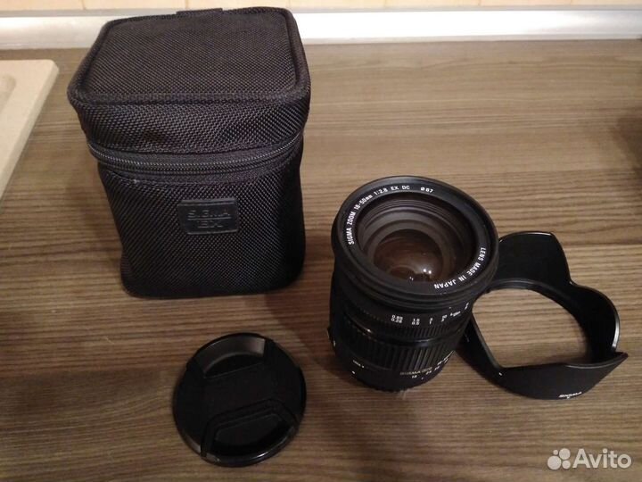 Объектив sigma zoom 18-50 mm 1:2.8 ex dc ef-s