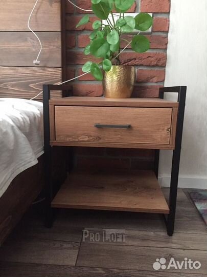 Прикроватная тумба лофт