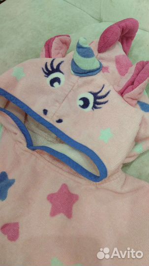 Полотенце детское nabaiji единорог розовый