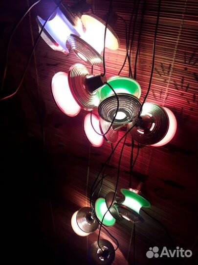 Елочная гирлянда фонарики СССР катушки