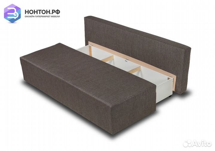 Диван еврокнижка Лиссабон светло-коричневый