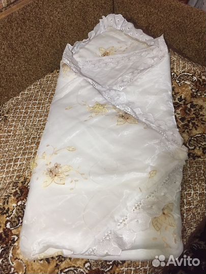 Одеяло-конверт для выписки из роддома