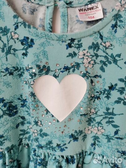 Платье для девочки 104 110