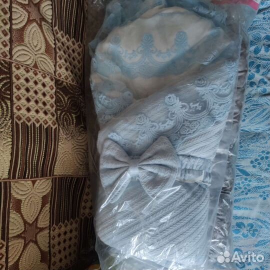 Конверт зимний на выписку