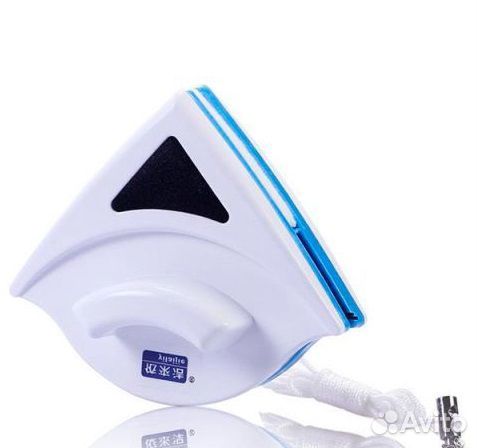 Магнитная щетка для мытья окон стекло 24-40 мм