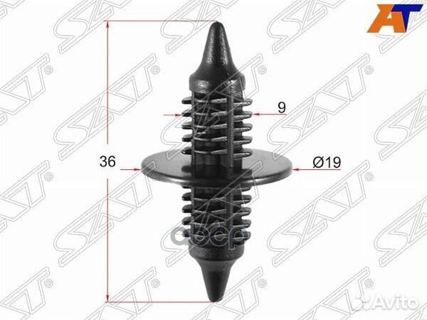 Клипса решетки радиатора GM (1 шт.) ST-M10906 Sat