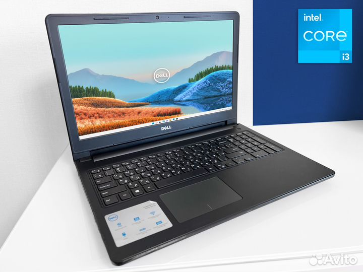 Ноутбук Dell (i3 / 8GB / SSD)