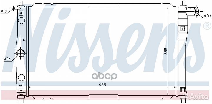 Радиатор системы охлаждения daewoo: lanos (klat