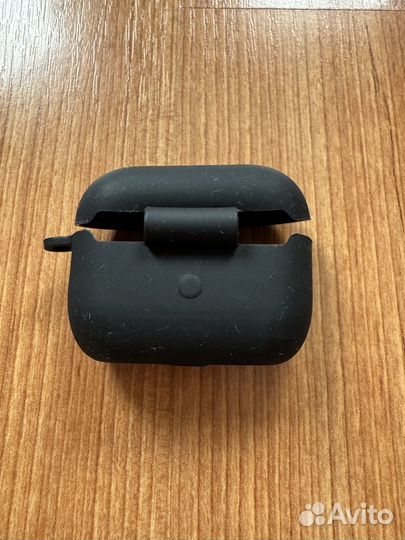 Чехол на air pods pro силиконовый черный