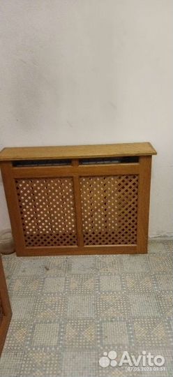 Экран декоративный на батарею дубовый