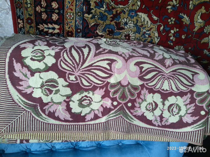 Покрывало на 2 х спальную кровать бу