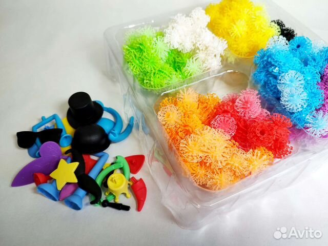 Детский конструктор липучка