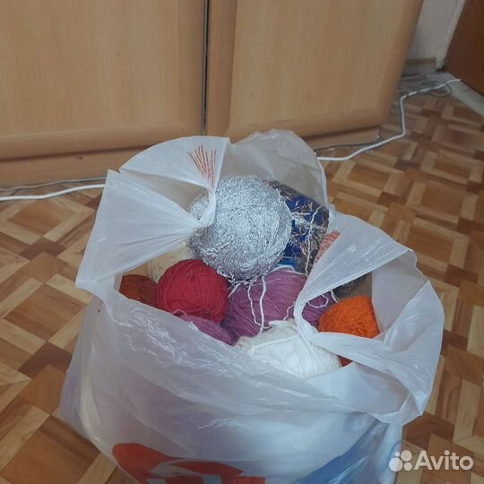 Пряжа пакетом 5 кг