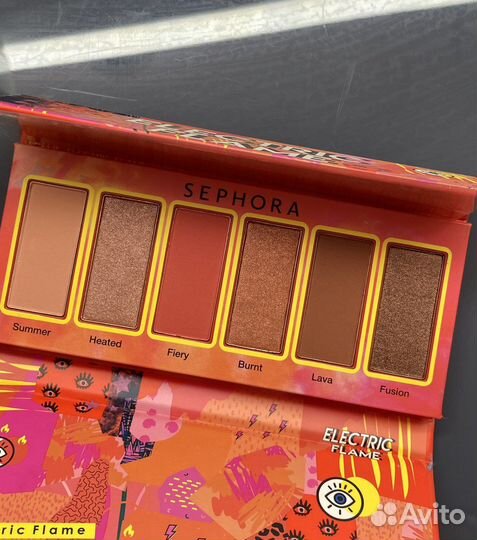 Sephora палетки теней