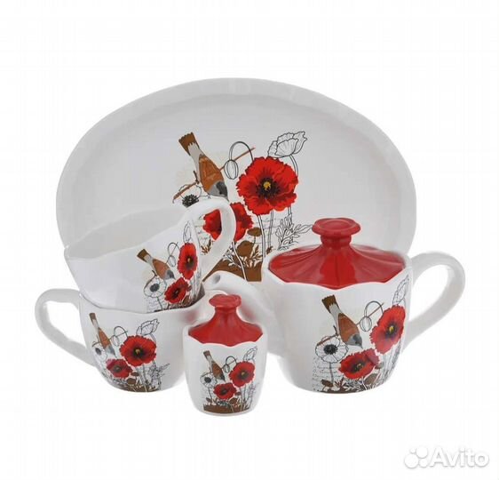 Сервиз чайный доломитовая керамика