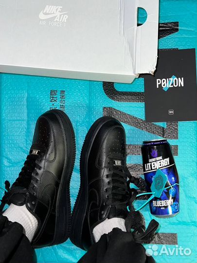Nike Air Fоrсe 1 07 Blaсk Оригинал Poizon