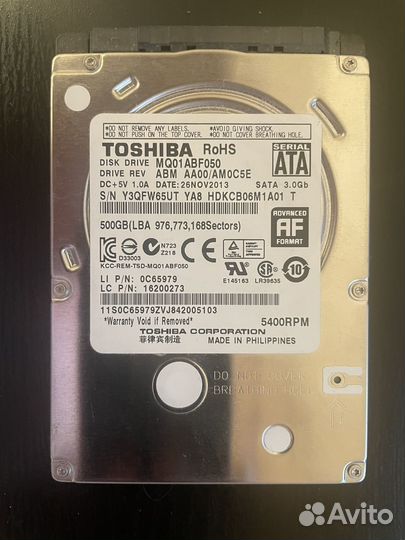 HDD для пк и ноутбука