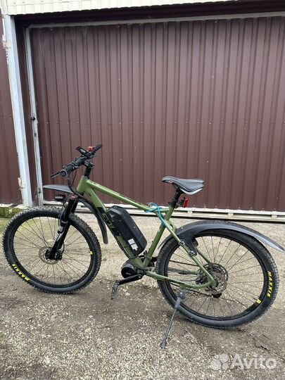 Велобайк с кареточным мотором