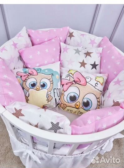 Комплект бортиков с одеялом для кроватки