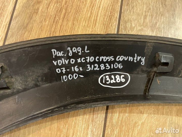 Накладка крыла задняя левая Volvo Xc70 Cross