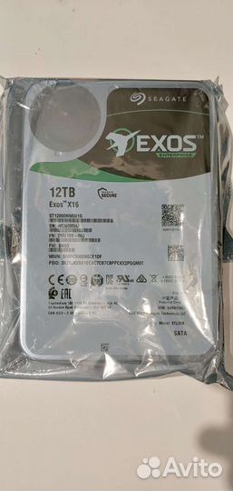HDD Seagete exos enterprise 12 Tb
