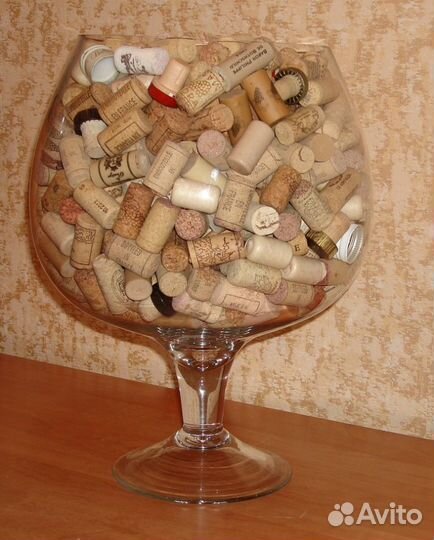 Коллекция пробок с большим бокалом 5 л
