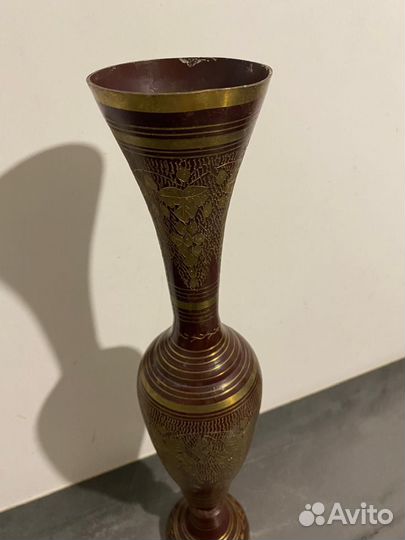 Ваза из латуни индия