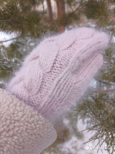 Варежки из ангоры