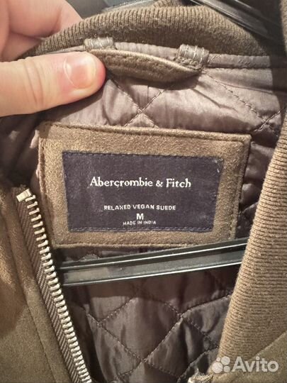 Abercrombie fitch замшевая куртка