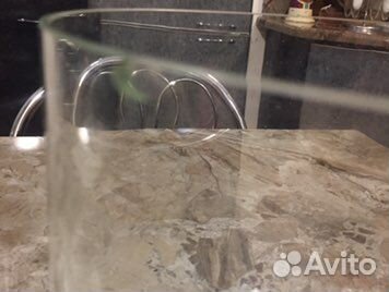 Стеклянная ваза 20 20 см