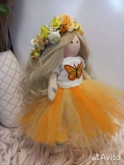 Интерьерная кукла ручной работы