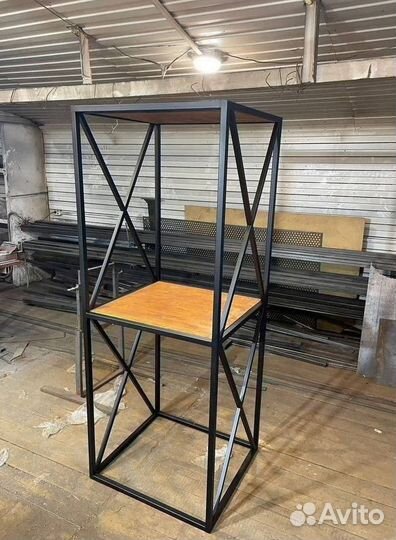 Лофт стеллаж для дома и интерьера