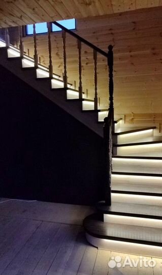 Лестница на заказ в дом
