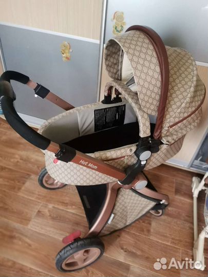 Детские коляски 2 в 1 эко кожа