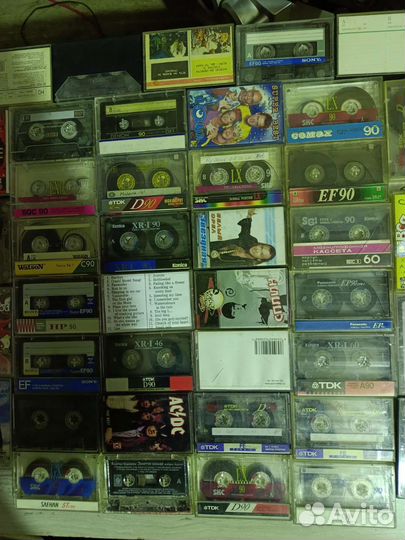 Аудиокассеты sony, tdk, basf, konica, LG, samsung