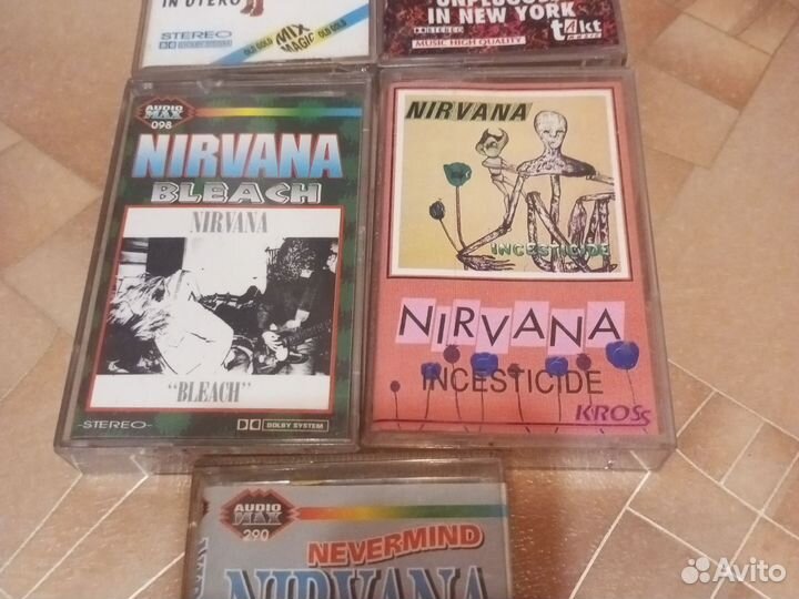 Аудиокассеты Nirvana 5шт