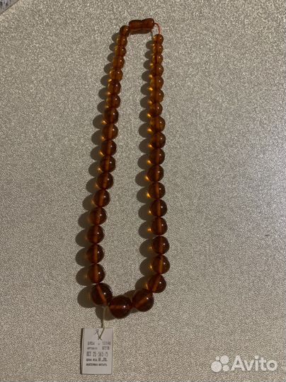 Янтарные бусы
