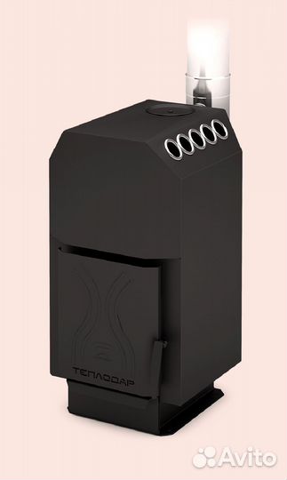 Печь Теплодap тoп 140 (дверца сталь)