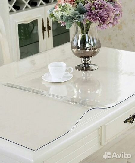 Пвх Силиконовая скатерть от производителя (стекло)
