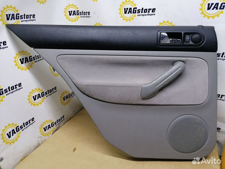 Обшивка двери левая задняя Volkswagen Golf 4