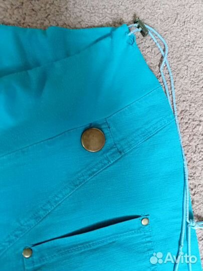 Брюки для беременных льняные