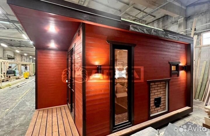 Баня готовая на дачу
