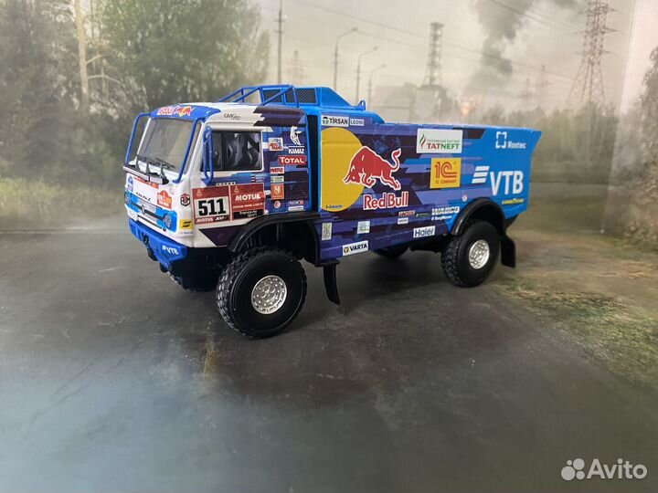 Модель камаз redbull 1/43 ралли