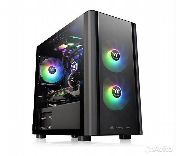 Компьютерный корпус Thermaltake V150 TG, черный