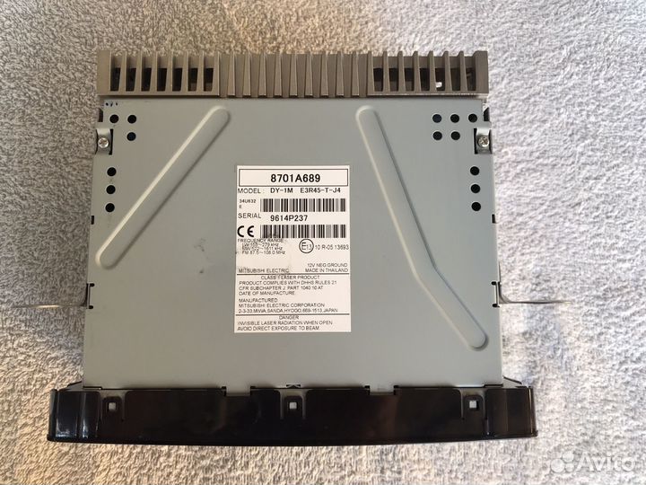 Штатное головное устройство Мицубиси Аутлендер