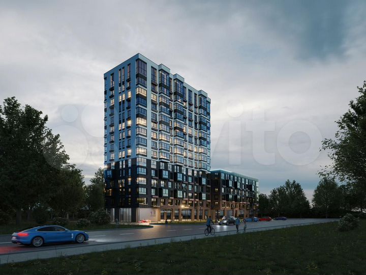 2-к. квартира, 53,6 м², 6/8 эт.