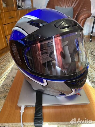 Мото шлем модуляр