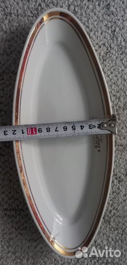 Блюдо сервировочное. Селедочница. Дулево